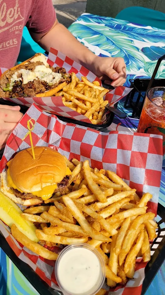 Burger and Fries